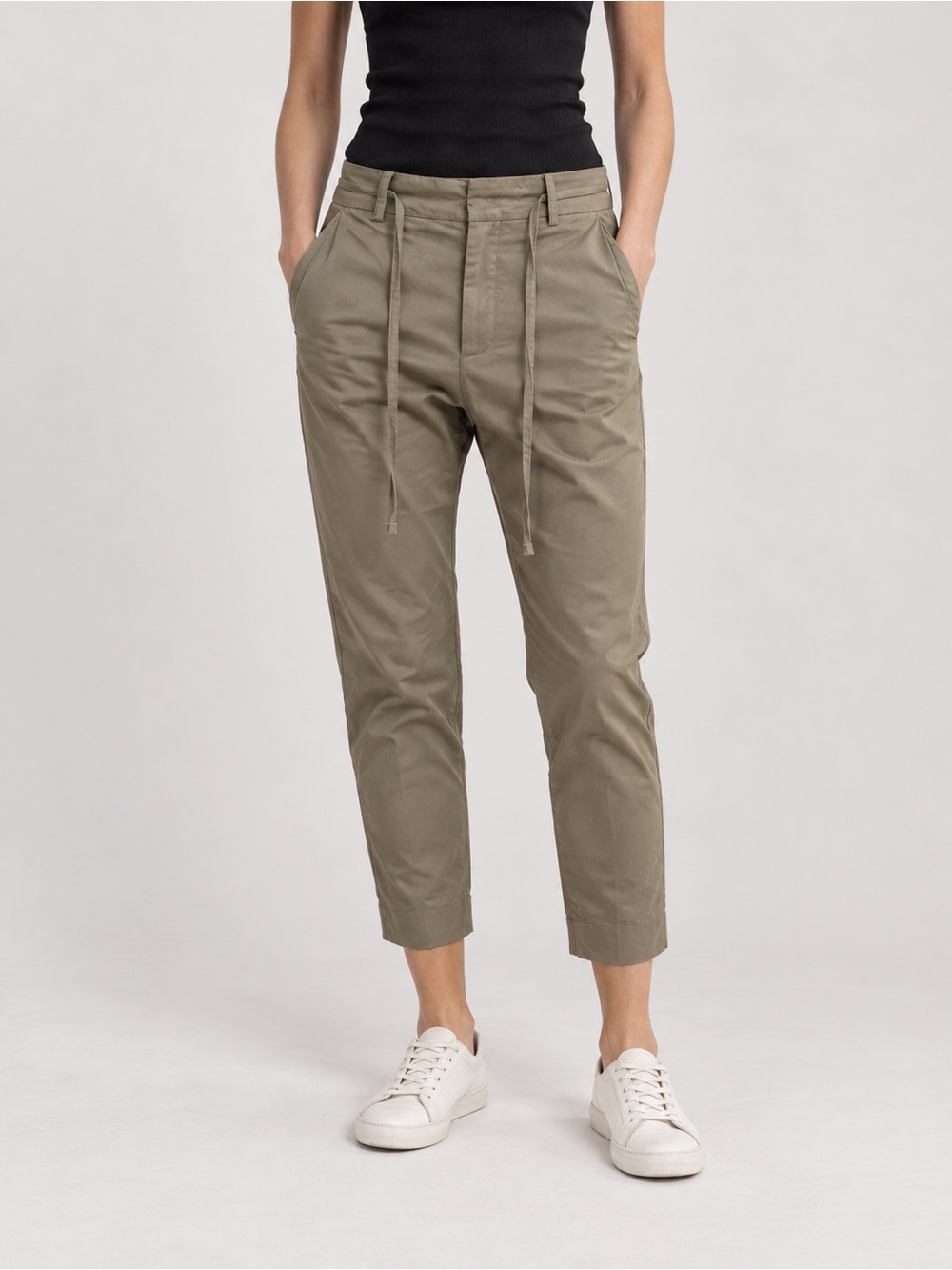 Ch. Chapter Discord Cropped Pants SS17 Clay Taupe Drop Crotch Size 30